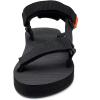 WateLves Kids Sandals Boys Girls Lightweight Non-slip Athletic Sandals with Adjustable Webbing for Hiking Walking Beach Water Sports(Black)