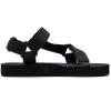 WateLves Kids Sandals Boys Girls Lightweight Non-slip Athletic Sandals with Adjustable Webbing for Hiking Walking Beach Water Sports(Black)