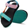 WateLves Kids Sandals Boys Girls Lightweight Non-slip Athletic Sandals with Adjustable Webbing for Hiking Walking Beach Water Sports(Color)