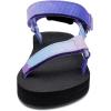 WateLves Kids Sandals Boys Girls Lightweight Non-slip Athletic Sandals with Adjustable Webbing for Hiking Walking Beach Water Sports(Gradient Blue Purple)