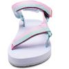 WateLves Kids Sandals Boys Girls Lightweight Non-slip Athletic Sandals with Adjustable Webbing for Hiking Walking Beach Water Sports(Gradient Pink Green)