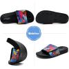 WateLves Kids Slide Sandals Boys Comfortable Slip-On Sandals Youth Big Kids Summer Slippers for Beach Pool Shower Little/Big Kid(Colorful Leaves)