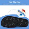 WateLves Kids Slide Sandals Boys Comfortable Slip-On Sandals Youth Big Kids Summer Slippers for Beach Pool Shower Little/Big Kid(Colorful Leaves)