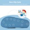 WateLves Kids Slide Sandals Boys Comfortable Slip-On Sandals Youth Big Kids Summer Slippers for Beach Pool Shower Little/Big Kid(Pink White Block)