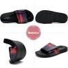 WateLves Kids Slide Sandals Boys Comfortable Slip-On Sandals Youth Big Kids Summer Slippers for Beach Pool Shower Little/Big Kid(Sunset Clouds)