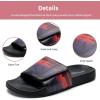 WateLves Kids Slide Sandals Boys Comfortable Slip-On Sandals Youth Big Kids Summer Slippers for Beach Pool Shower Little/Big Kid(Sunset Clouds)