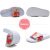 WateLves Kids Slide Sandals Boys Comfortable Slip-On Sandals Youth Big Kids Summer Slippers for Beach Pool Shower Little/Big Kid(Tied Dye Red)