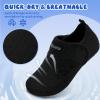 WateLves Kids Water Shoes Toddler Barefoot Swim Beach Shoes Girls Boys Breathable Quick Dry Aqua Socks(Black)