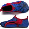 WateLves Kids Water Shoes Toddler Barefoot Swim Beach Shoes Girls Boys Breathable Quick Dry Aqua Socks(Blue Red)