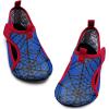 WateLves Kids Water Shoes Toddler Barefoot Swim Beach Shoes Girls Boys Breathable Quick Dry Aqua Socks(Blue Red)