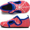WateLves Kids Water Shoes Toddler Barefoot Swim Beach Shoes Girls Boys Breathable Quick Dry Aqua Socks(Red Blue)