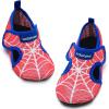 WateLves Kids Water Shoes Toddler Barefoot Swim Beach Shoes Girls Boys Breathable Quick Dry Aqua Socks(Red Blue)