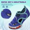 WateLves Kids Water Shoes Toddler Barefoot Swim Beach Shoes Girls Boys Breathable Quick Dry Aqua Socks(Shark)