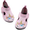 WateLves Kids Water Shoes Toddler Barefoot Swim Beach Shoes Girls Boys Breathable Quick Dry Aqua Socks(Unicorn)