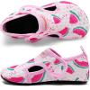 WateLves Kids Water Shoes Toddler Barefoot Swim Beach Shoes Girls Boys Breathable Quick Dry Aqua Socks(Watermelon)