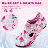 WateLves Kids Water Shoes Toddler Barefoot Swim Beach Shoes Girls Boys Breathable Quick Dry Aqua Socks(Watermelon)