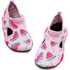 WateLves Kids Water Shoes Toddler Barefoot Swim Beach Shoes Girls Boys Breathable Quick Dry Aqua Socks(Watermelon)