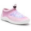 WateLves Kids Water Shoes for Boys and Girls Quick Dry Barefoot Aqua Socks Beach Swim Pool Shoes Toddler Little Kid to Big Kid(Pink Fish Scales)