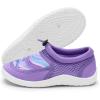 WateLves Kids Water Shoes for Boys and Girls Quick Dry Barefoot Aqua Socks Beach Swim Pool Shoes Toddler Little Kid to Big Kid(Purple)
