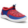 WateLves Kids Water Shoes for Boys and Girls Quick Dry Barefoot Aqua Socks Beach Swim Pool Shoes Toddler Little Kid to Big Kid(Red Blue)