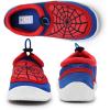 WateLves Kids Water Shoes for Boys and Girls Quick Dry Barefoot Aqua Socks Beach Swim Pool Shoes Toddler Little Kid to Big Kid(Red Blue)