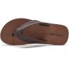 WateLves Mens-Flip-Flops-Thong-Sandals-with-Arch-Support Lightweight-Water-Shoes Open-Toe Comfort Summer-Beach-Slippers for Pool-Showers-Dorms Indoor-Outdoor(Jt304/Dark Brown)