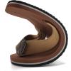 WateLves Mens-Flip-Flops-Thong-Sandals-with-Arch-Support Lightweight-Water-Shoes Open-Toe Comfort Summer-Beach-Slippers for Pool-Showers-Dorms Indoor-Outdoor(Jt304/Light Brown)