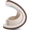WateLves Mens-Flip-Flops-Thong-Sandals-with-Arch-Support Lightweight-Water-Shoes Open-Toe Comfort Summer-Beach-Slippers for Pool-Showers-Dorms Indoor-Outdoor(Lz304/Beige)
