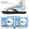 WateLves Mens-Flip-Flops-Thong-Sandals-with-Arch-Support Lightweight-Water-Shoes Open-Toe Comfort Summer-Beach-Slippers for Pool-Showers-Dorms Indoor-Outdoor(Lz304/Charcoal Gray)