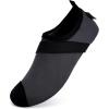 WateLves Swim Water Shoes for Women Men Yoga Shoes Quick Dry Barefoot Aqua Socks for Beach Hiking Diving Boating(Dark Gray)