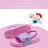 WateLves Toddler Boys Girls Slides Sandals for Swim Beach Kids Water Shoes Casual Summer Slippers(Fishscale/Pink)
