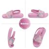 WateLves Toddler Boys Girls Slides Sandals for Swim Beach Kids Water Shoes Casual Summer Slippers(Glitter Fish Scale)