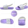 WateLves Toddler Boys Girls Slides Sandals for Swim Beach Kids Water Shoes Casual Summer Slippers(Unicorn/Purple)