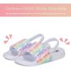 WateLves Toddler Boys Girls Slides Sandals for Swim Beach Kids Water Shoes Casual Summer Slippers(Unicorn/Rainbow)