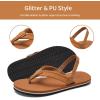 WateLves Toddler Flip Flops Girls Boys Sandals Shoes Kids Slip on Summer Sandals for Bath Shower Beach Pool (Toddler/Little Kid/Big Kid)(Brown)