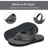 WateLves Toddler Flip Flops Girls Boys Sandals Shoes Kids Slip on Summer Sandals for Bath Shower Beach Pool (Toddler/Little Kid/Big Kid)(Grey)