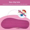 WateLves Toddler Flip Flops Girls Boys Sandals Shoes Kids Slip on Summer Sandals for Bath Shower Beach Pool (Toddler/Little Kid/Big Kid)(Rainbow)