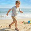 WateLves Toddler Flip Flops Girls Boys Sandals Shoes Kids Slip on Summer Sandals for Bath Shower Beach Pool (Toddler/Little Kid/Big Kid)(Rugby)