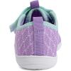WateLves Toddler Little Kids Wide Barefoot Shoes The First Walking Shoes Girls Boys Breathable Zero Drop Minimalist Sneakers with Wide Toe Box Natural to Grow(Purple)