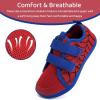 WateLves Toddler Little Kids Wide Barefoot Shoes The First Walking Shoes Girls Boys Breathable Zero Drop Minimalist Sneakers with Wide Toe Box Natural to Grow(Red Spider)