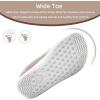 WateLves Toddler Little Kids Wide Barefoot Shoes The First Walking Shoes Girls Boys Breathable Zero Drop Minimalist Sneakers with Wide Toe Box Natural to Grow(Heart/Beige)