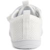 WateLves Toddler Little Kids Wide Barefoot Shoes The First Walking Shoes Girls Boys Breathable Zero Drop Minimalist Sneakers with Wide Toe Box Natural to Grow(Classic White)