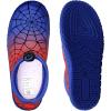 WateLves Toddler Water Shoes Kids Boys and Girls Quick Dry Lightweight Non-Slip Aqua Swim Socks with Flexible Thick Sole for Beach, Pool, Surfing(Red/Blue)