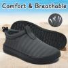 WateLves Toddler Water Shoes Kids Boys and Girls Quick Dry Water Sneakers Slip On Aqua Swim Shoes for Beach Daily Walking(Dark Gray)
