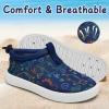 WateLves Toddler Water Shoes Kids Boys and Girls Quick Dry Water Sneakers Slip On Aqua Swim Shoes for Beach Daily Walking(Dinosaurs)