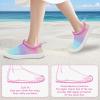 WateLves Toddler Water Shoes Kids Boys and Girls Quick Dry Water Sneakers Slip On Aqua Swim Shoes for Beach Daily Walking(Fishscales)