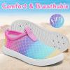 WateLves Toddler Water Shoes Kids Boys and Girls Quick Dry Water Sneakers Slip On Aqua Swim Shoes for Beach Daily Walking(Fishscales)