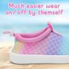 WateLves Toddler Water Shoes Kids Boys and Girls Quick Dry Water Sneakers Slip On Aqua Swim Shoes for Beach Daily Walking(Fishscales)