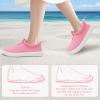 WateLves Toddler Water Shoes Kids Boys and Girls Quick Dry Water Sneakers Slip On Aqua Swim Shoes for Beach Daily Walking(Pink)