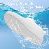 WateLves Toddler Water Shoes Kids Boys and Girls Quick Dry Water Sneakers Slip On Aqua Swim Shoes for Beach Daily Walking(White)